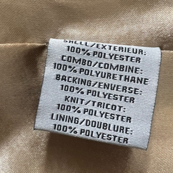 Bagatelle tan faux suede moto jacket size L - Picture 7 of 9